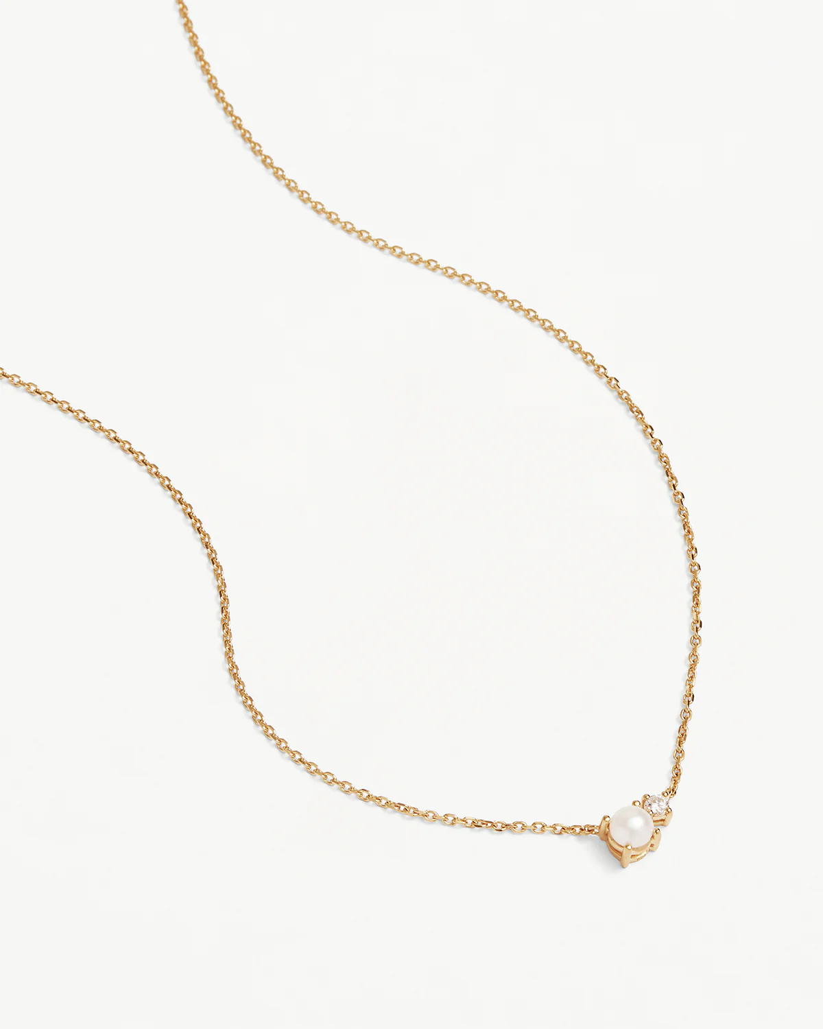 18k Gold Vermeil Serenely Yours Pearl Necklace