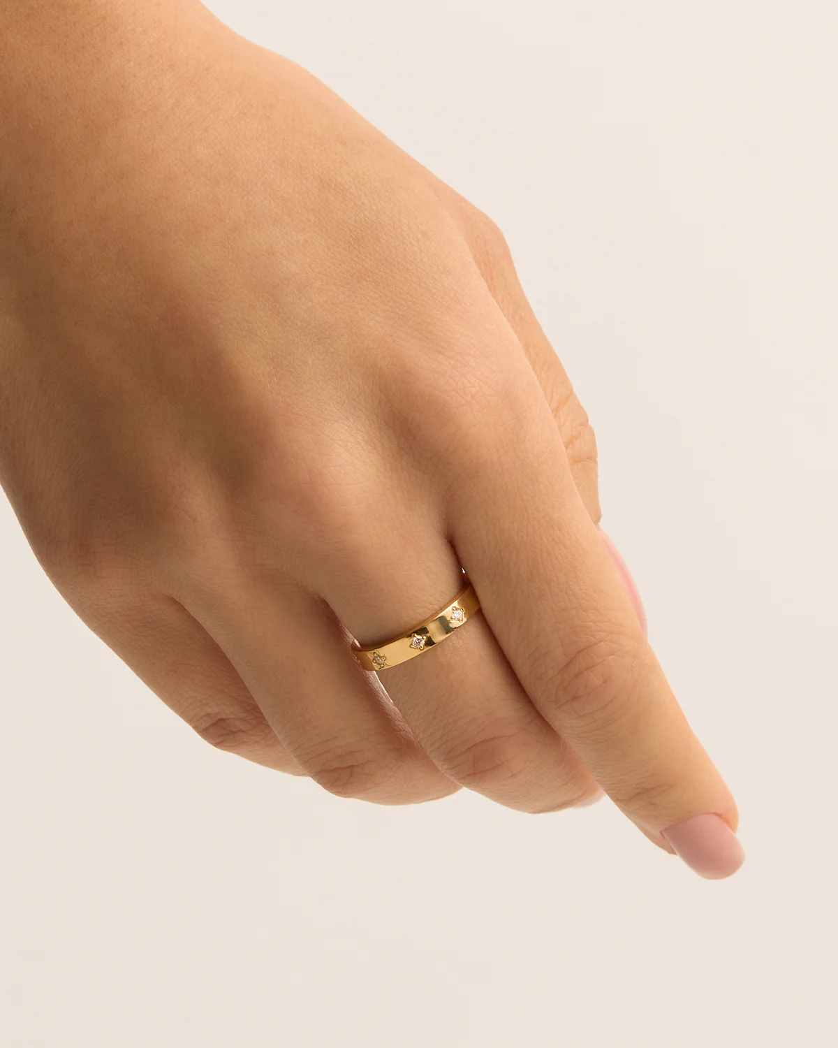 18k Gold Vermeil Infinite Light Ring
