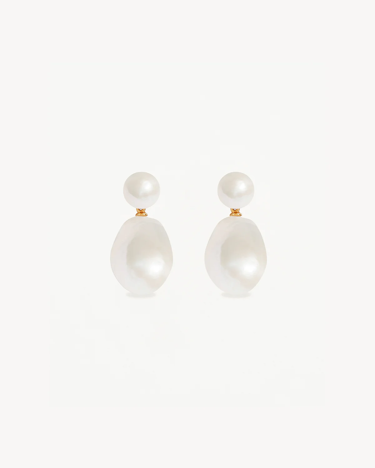 18k Gold Vermeil Forever Moments Pearl Drop Earrings