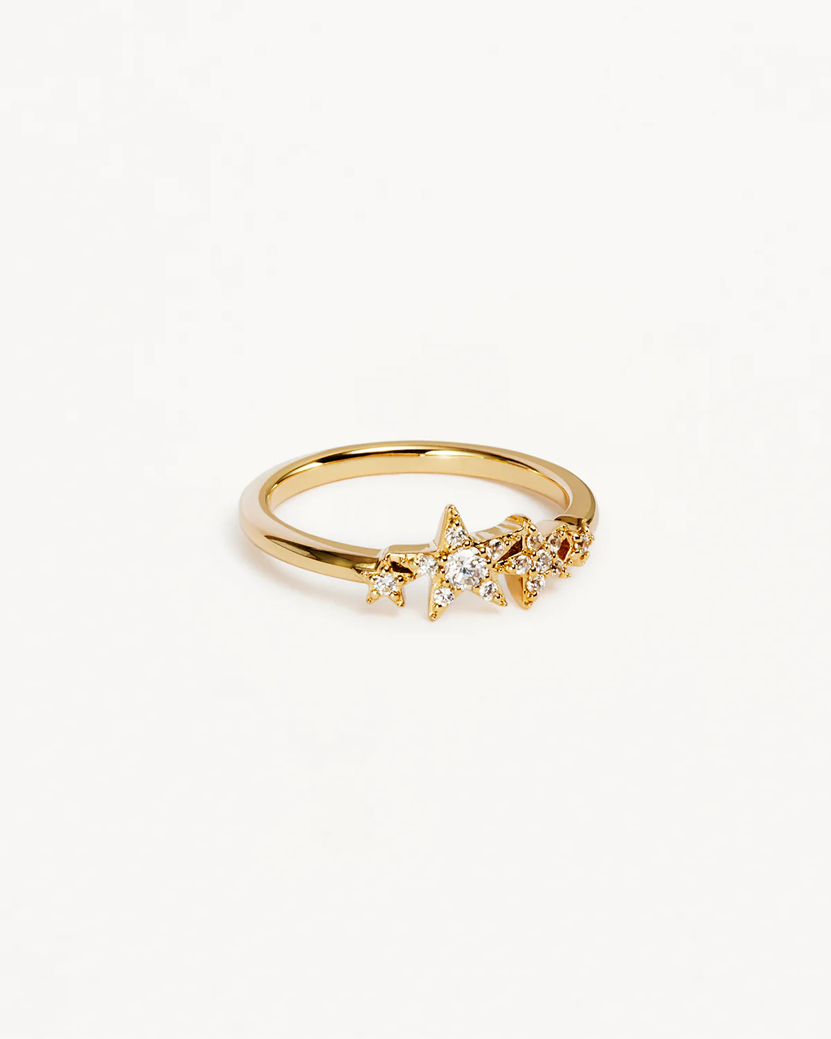 14k Solid Gold Stardust Lab-Grown Diamond Ring