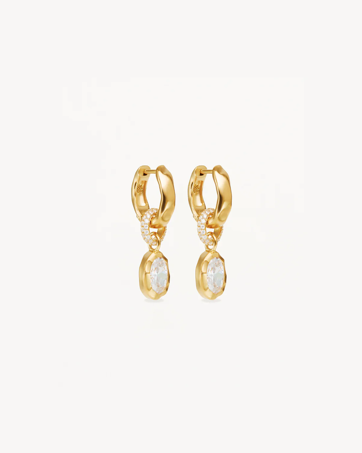 18k Gold Vermeil Stay Wild Hoops