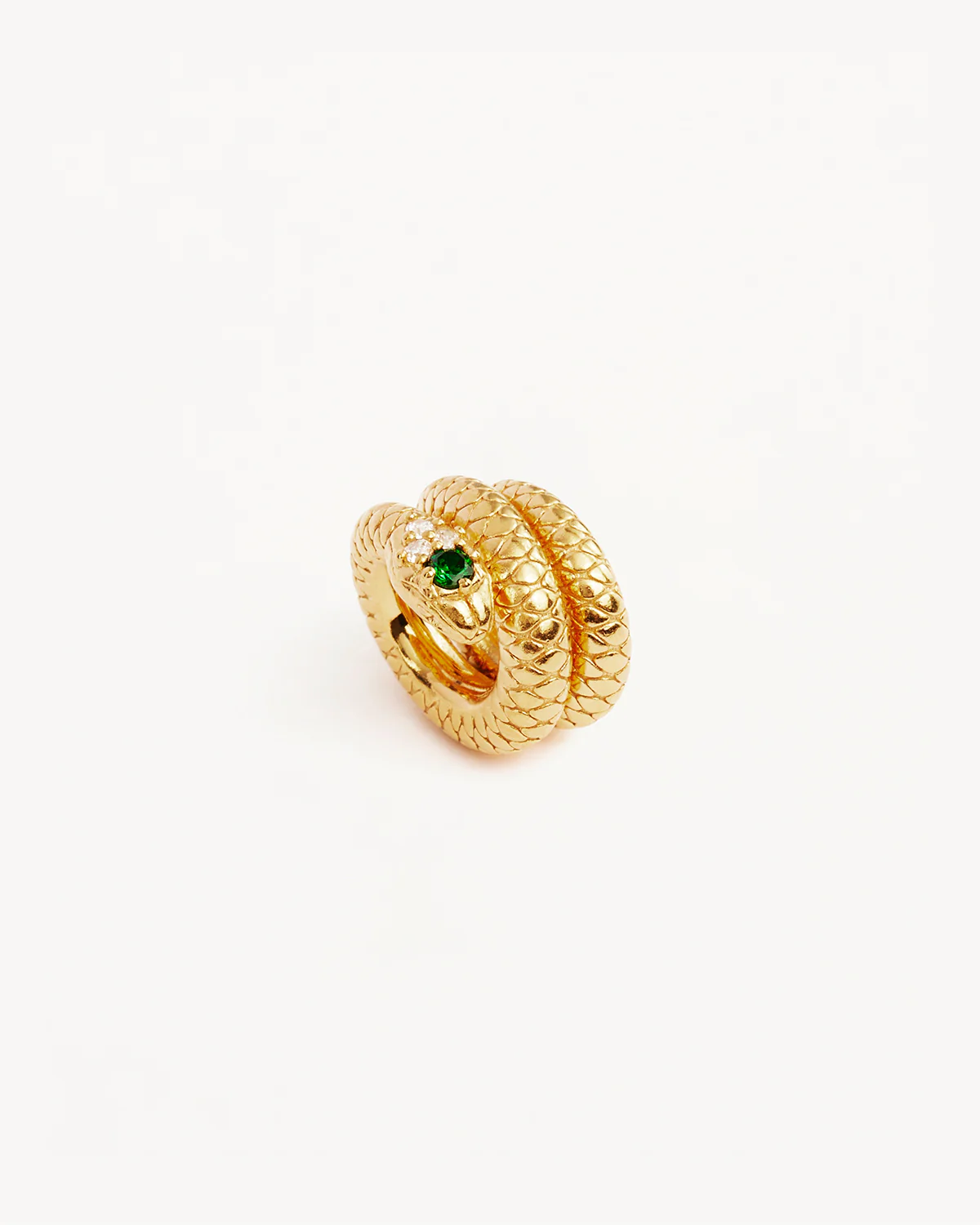 18k Gold Vermeil Snake Petal Charm