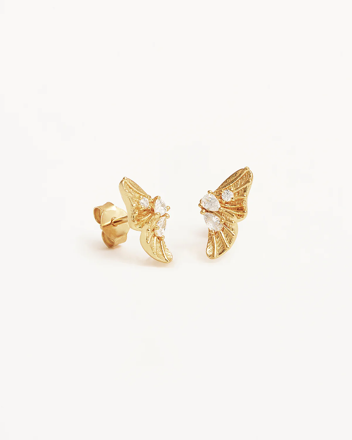 18k Gold Vermeil Ocean Whisper Stud Earrings