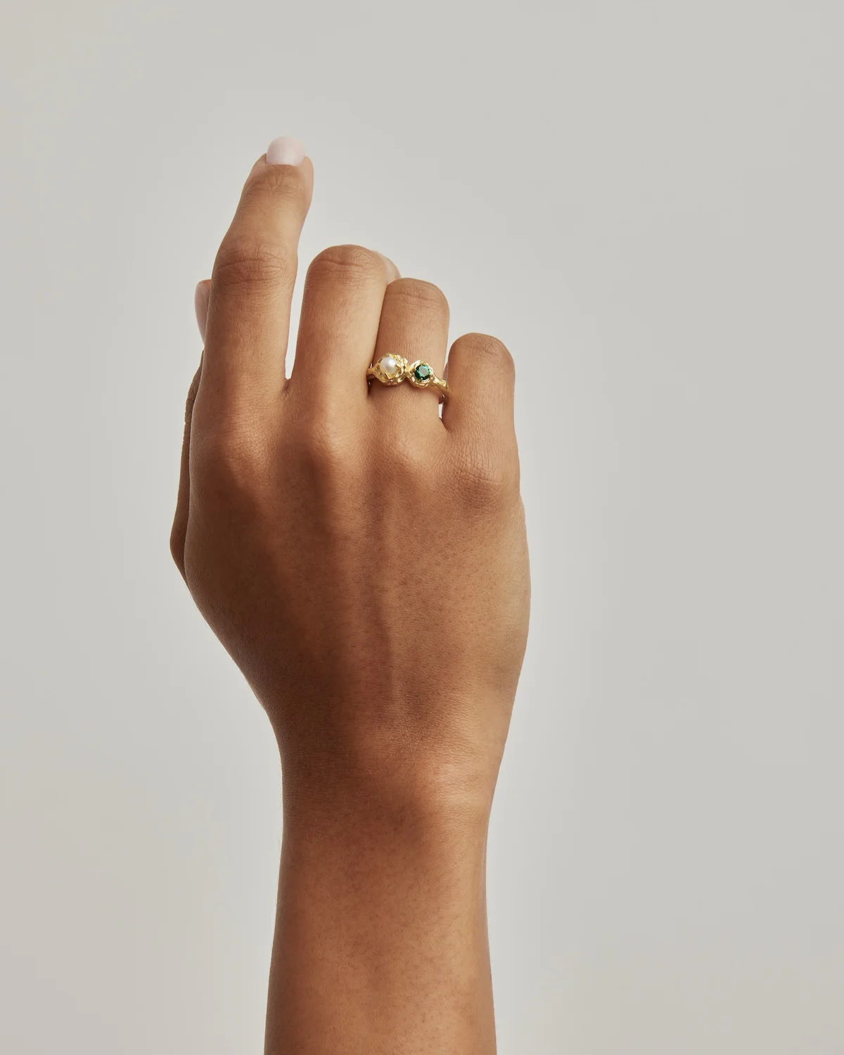 18k Gold Vermeil Moonlit Tides Ring