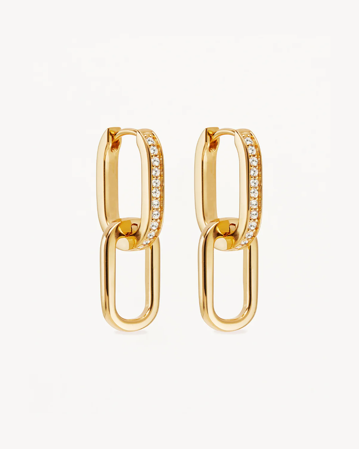 18k Gold Vermeil Connect Deeply Hoops
