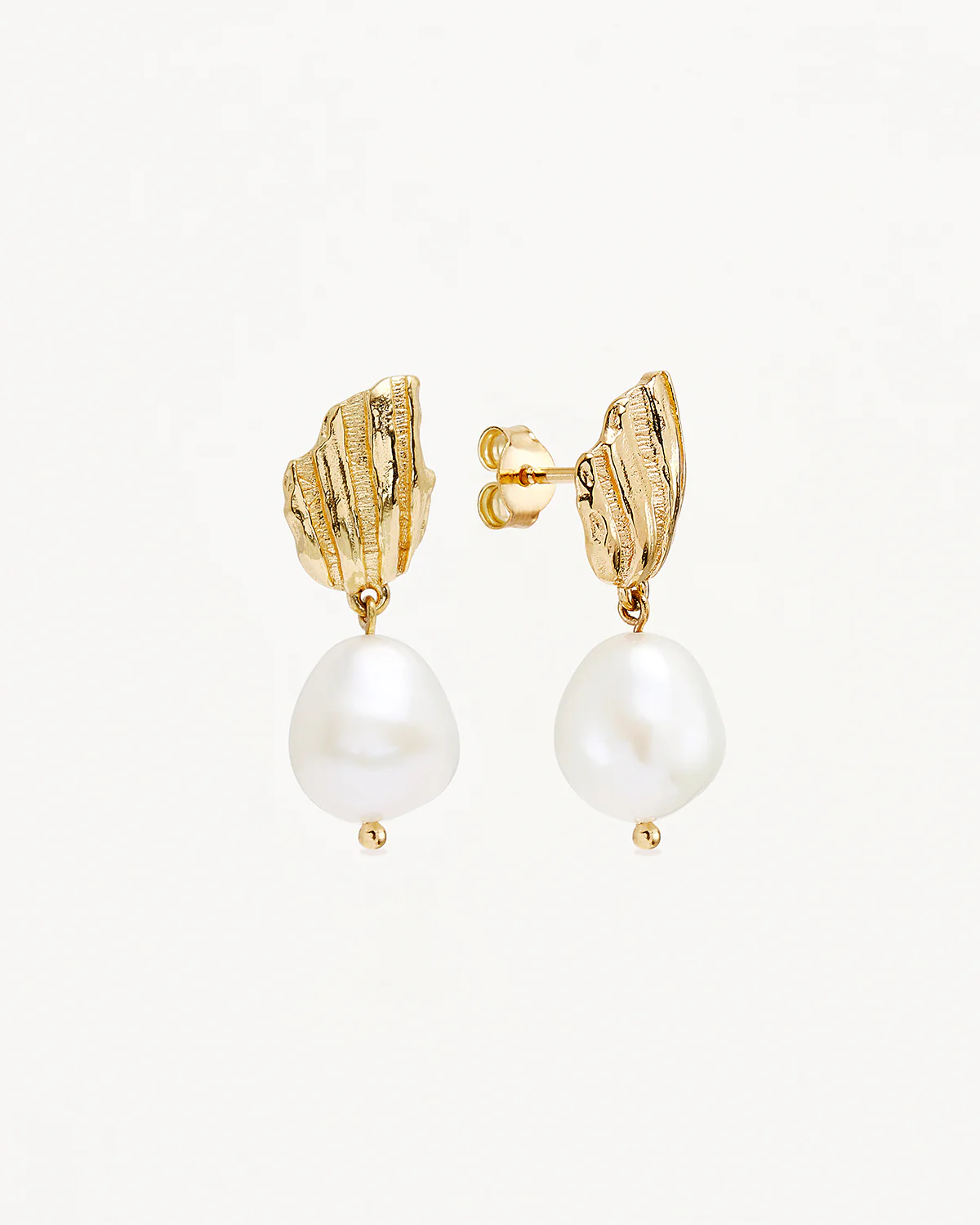 18k Gold Vermeil Moonlit Tides Pearl Drop Earrings
