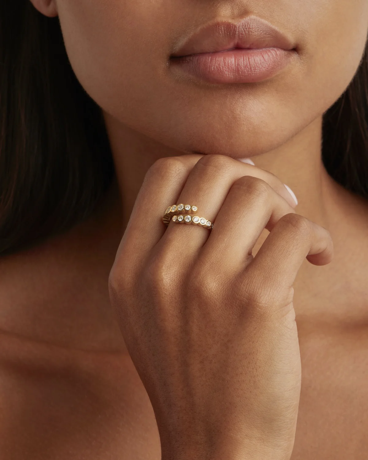 18k Gold Vermeil Endless Tides Ring