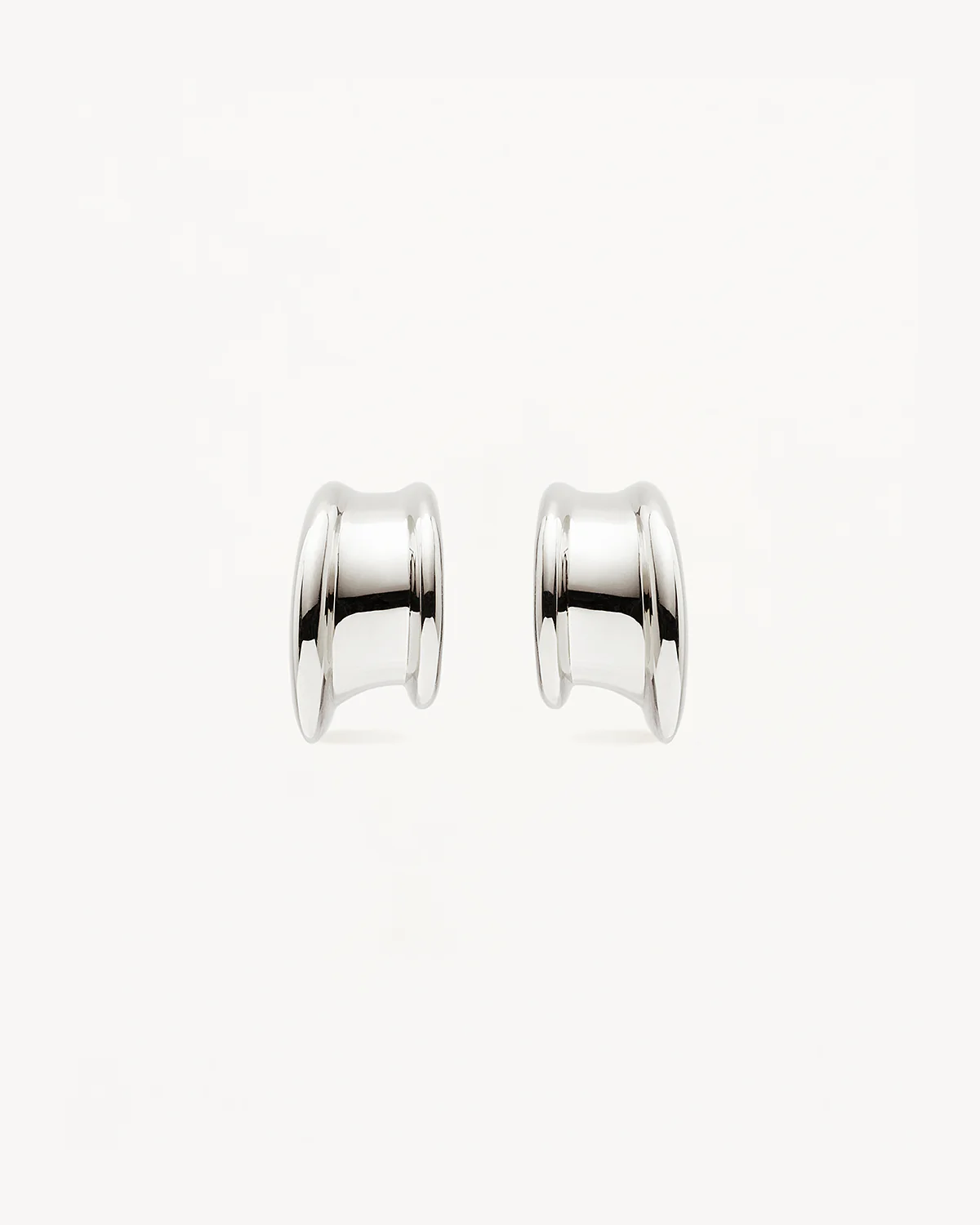 Sterling Silver Muse Small Hoops