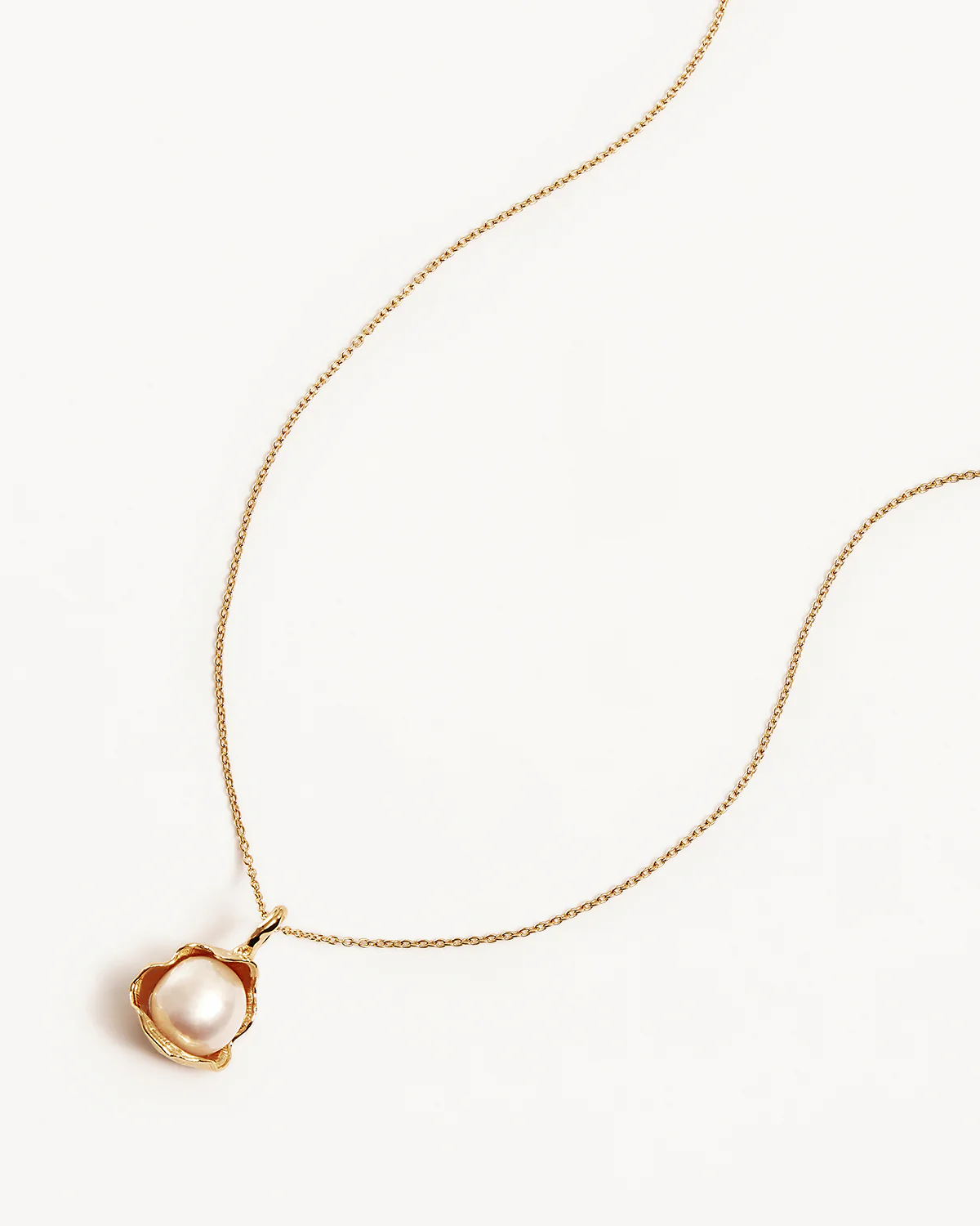 18k Gold Vermeil A Place to Dream Pearl Necklace