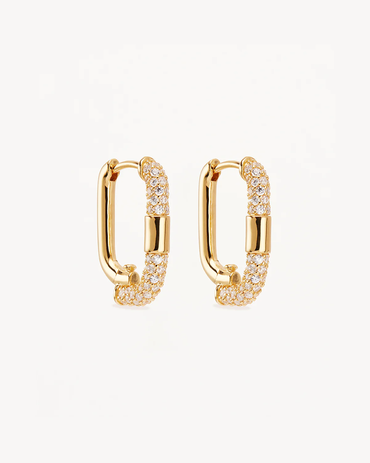 18k Gold Vermeil Unlock Your Potential Hoops