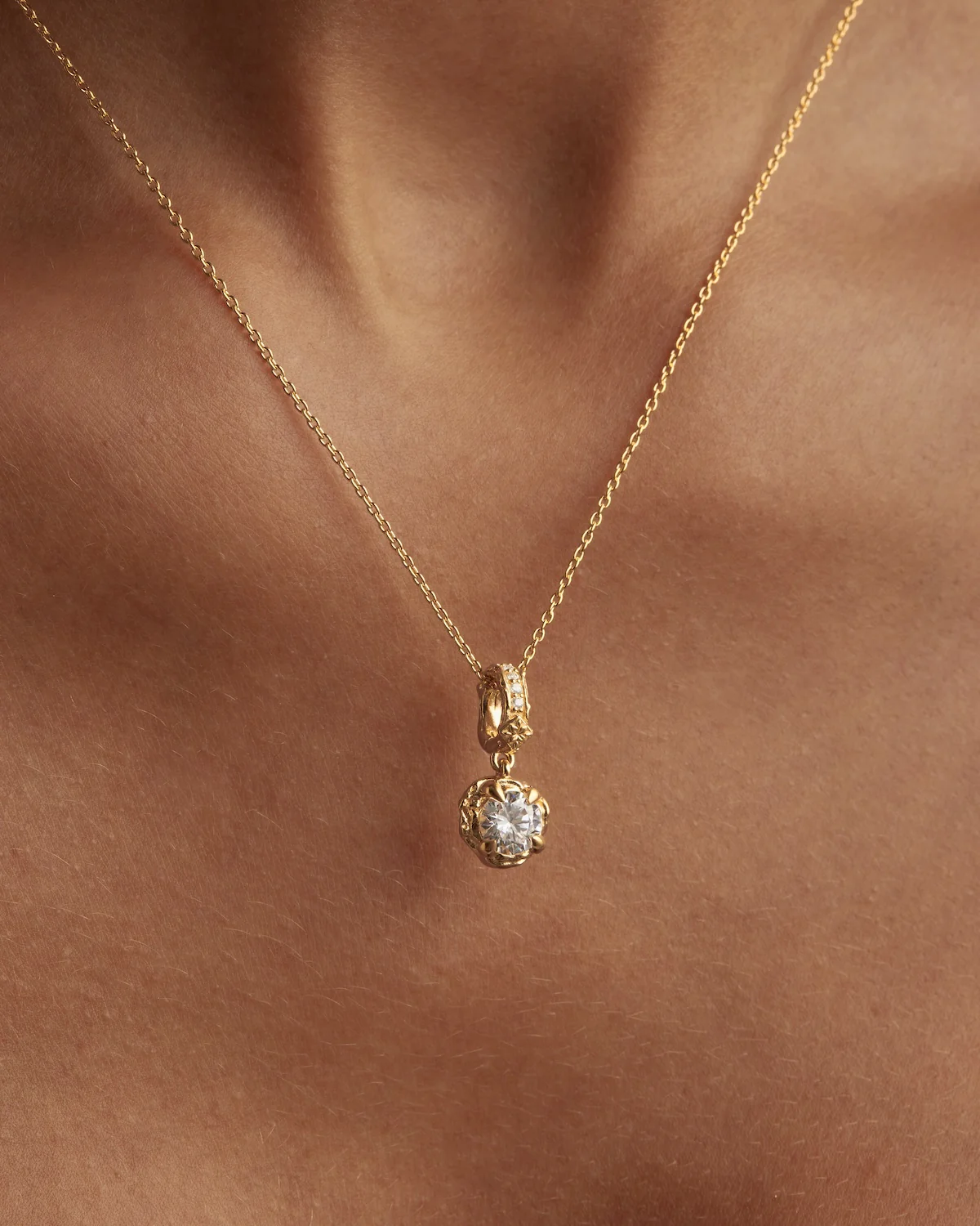18k Gold Vermeil Mist Pendant