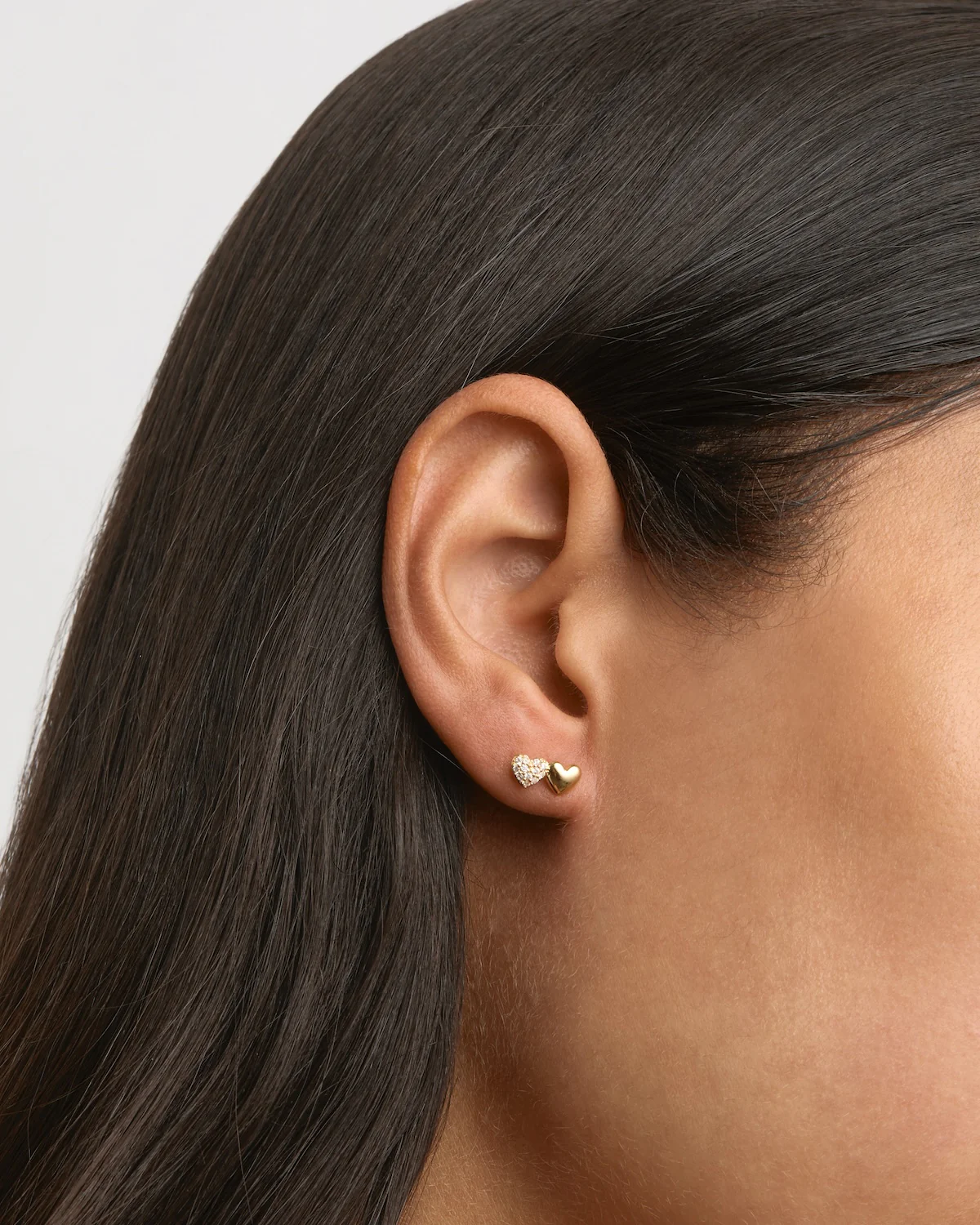 18k Gold Vermeil Always By Your Side Stud Earrings