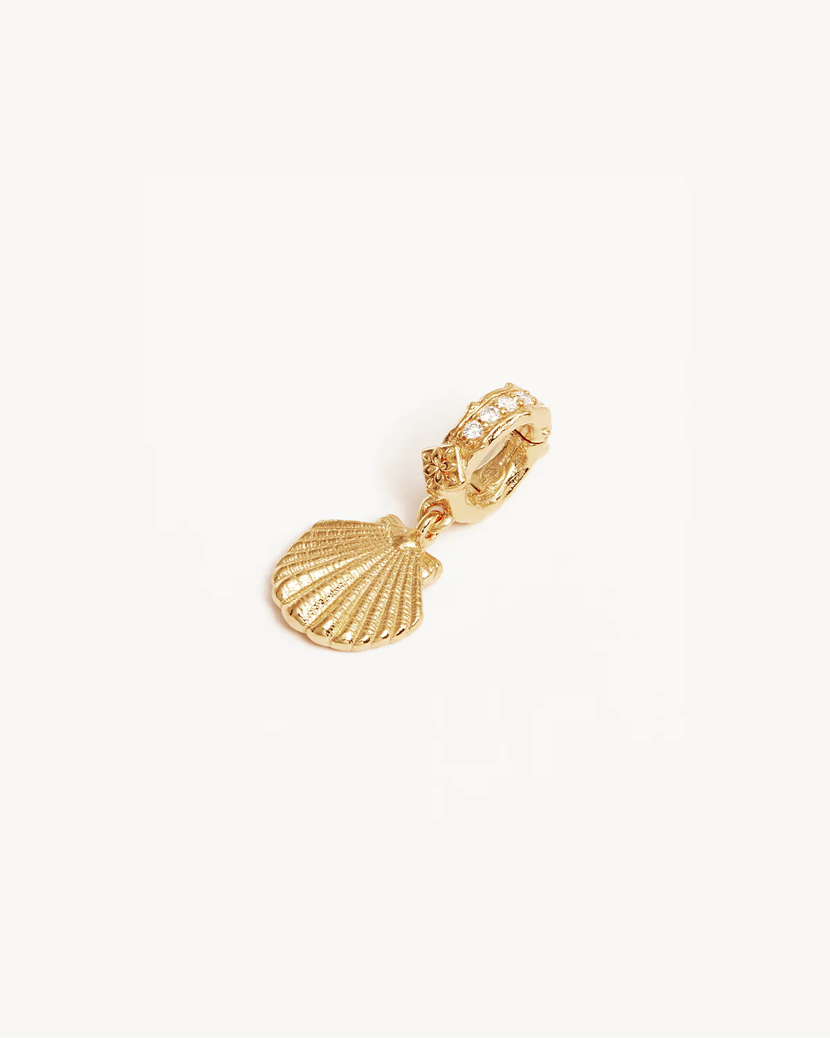 18k Gold Vermeil By the Shore Shell Pendant