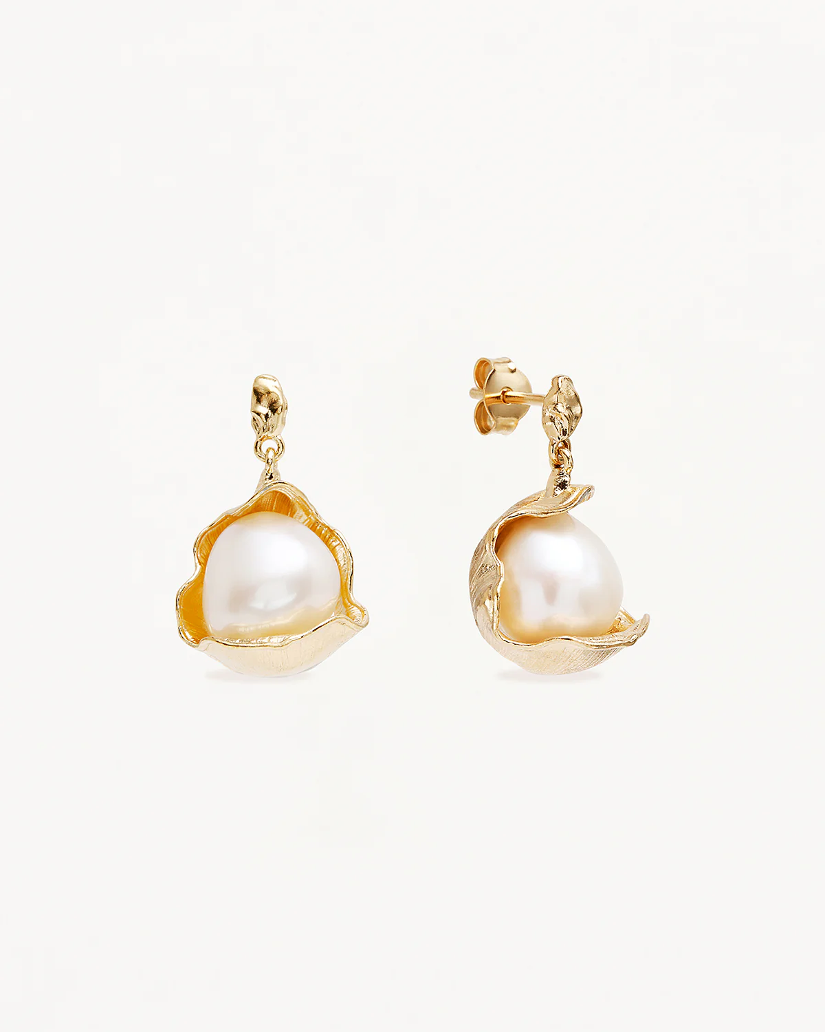 18k Gold Vermeil A Place to Dream Pearl Drop Earrings