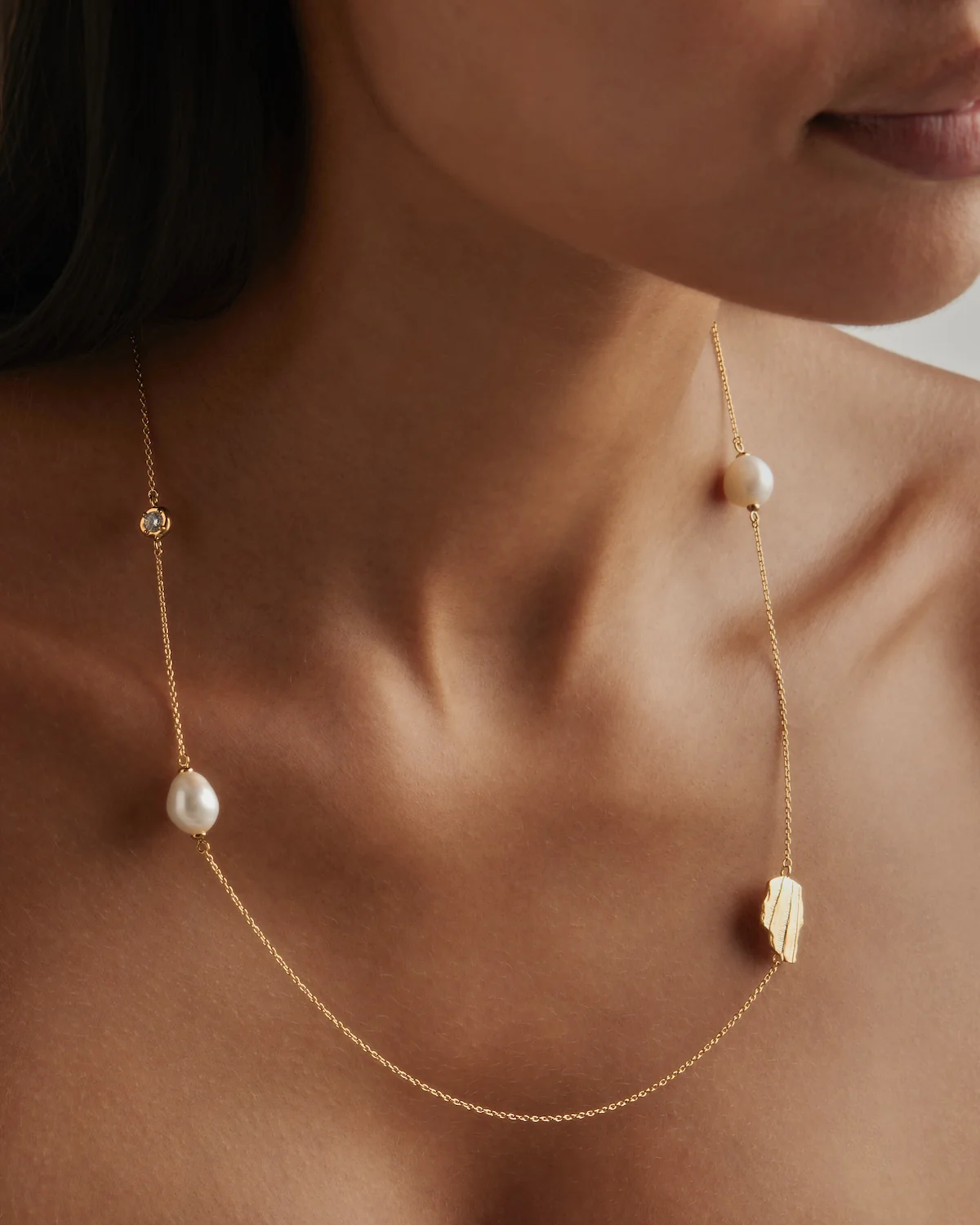 18k Gold Vermeil Moonlit Tides Necklace