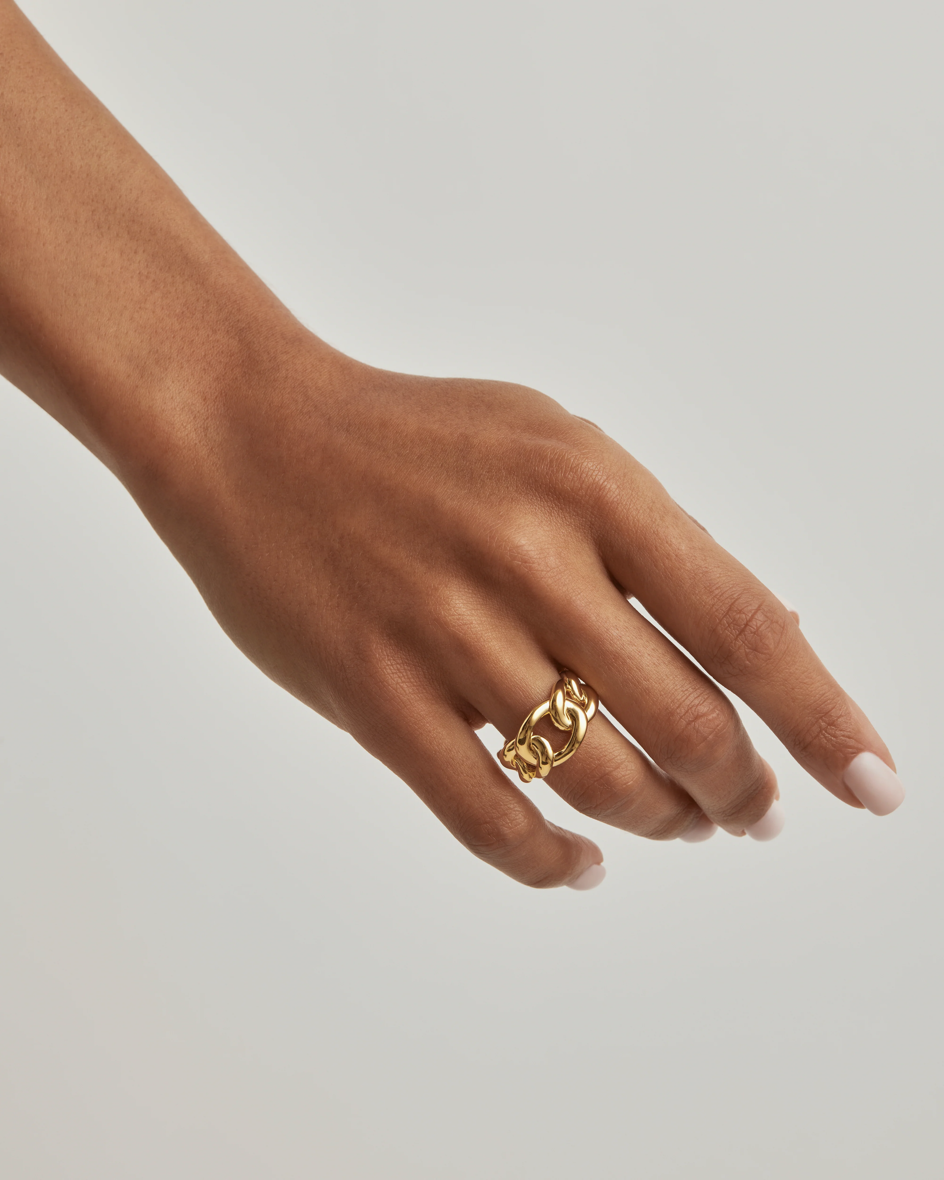 18k Gold Vermeil Strength Ring