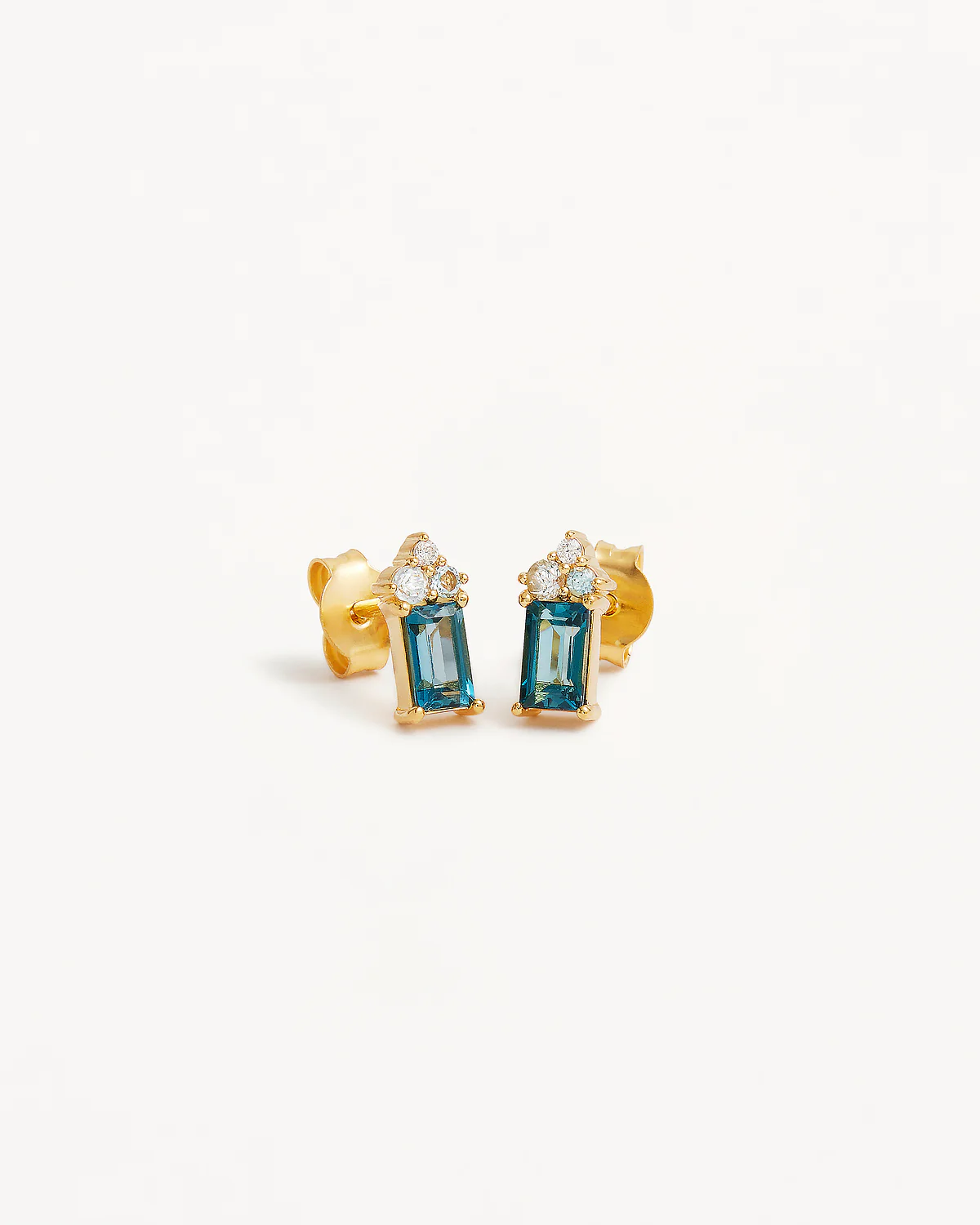 18k Gold Vermeil Endless Devotion Stud Earrings