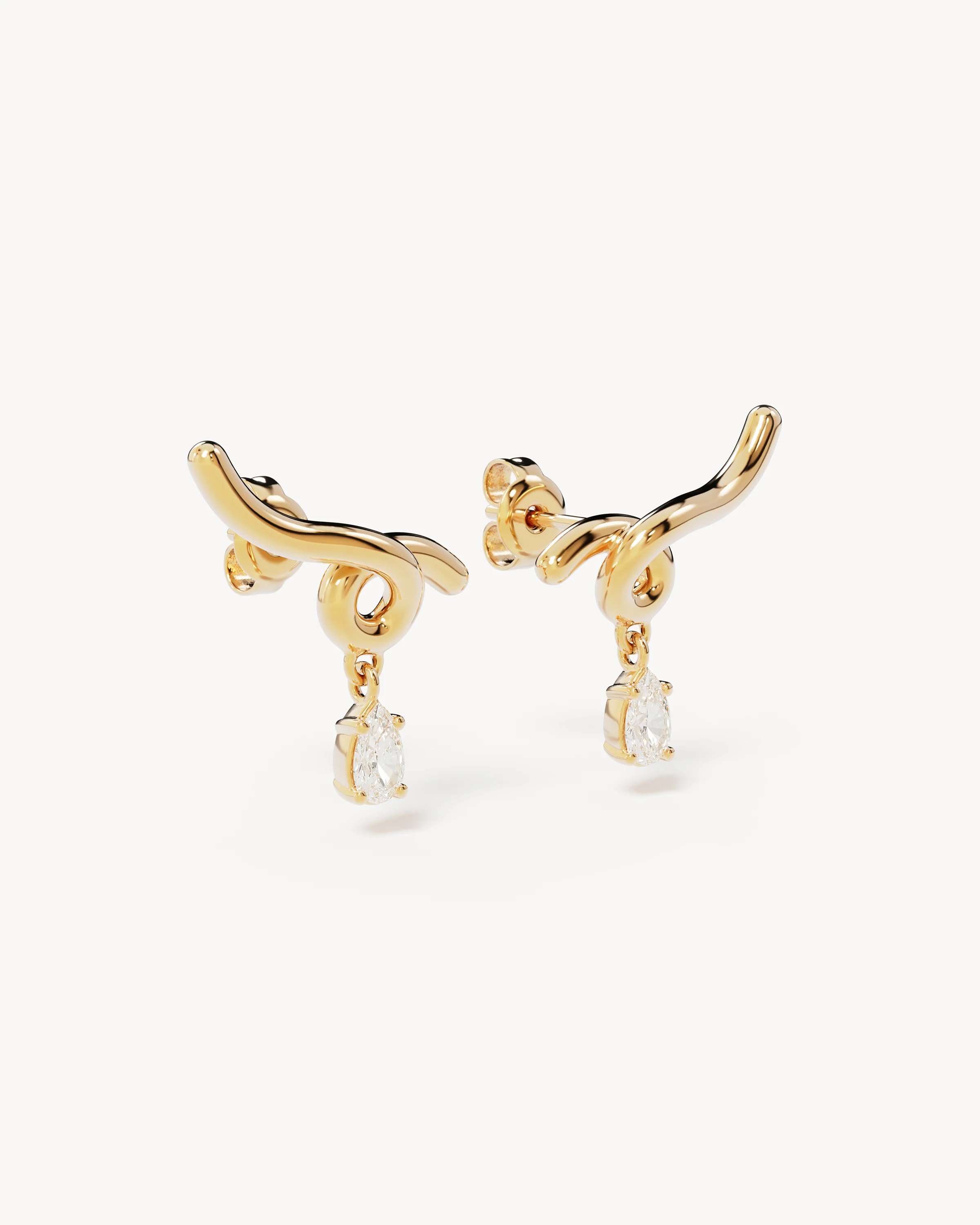 18k Gold Vermeil Entwined With You Earrings