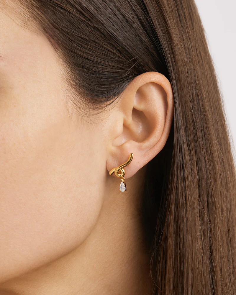 18k Gold Vermeil Entwined With You Earrings