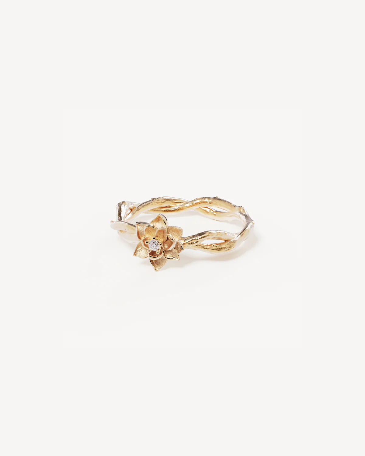 18k Gold Vermeil Bloom Within Lotus Ring