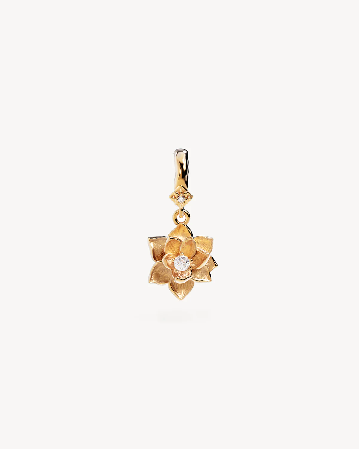 18k Gold Vermeil Bloom Within Lotus Pendant