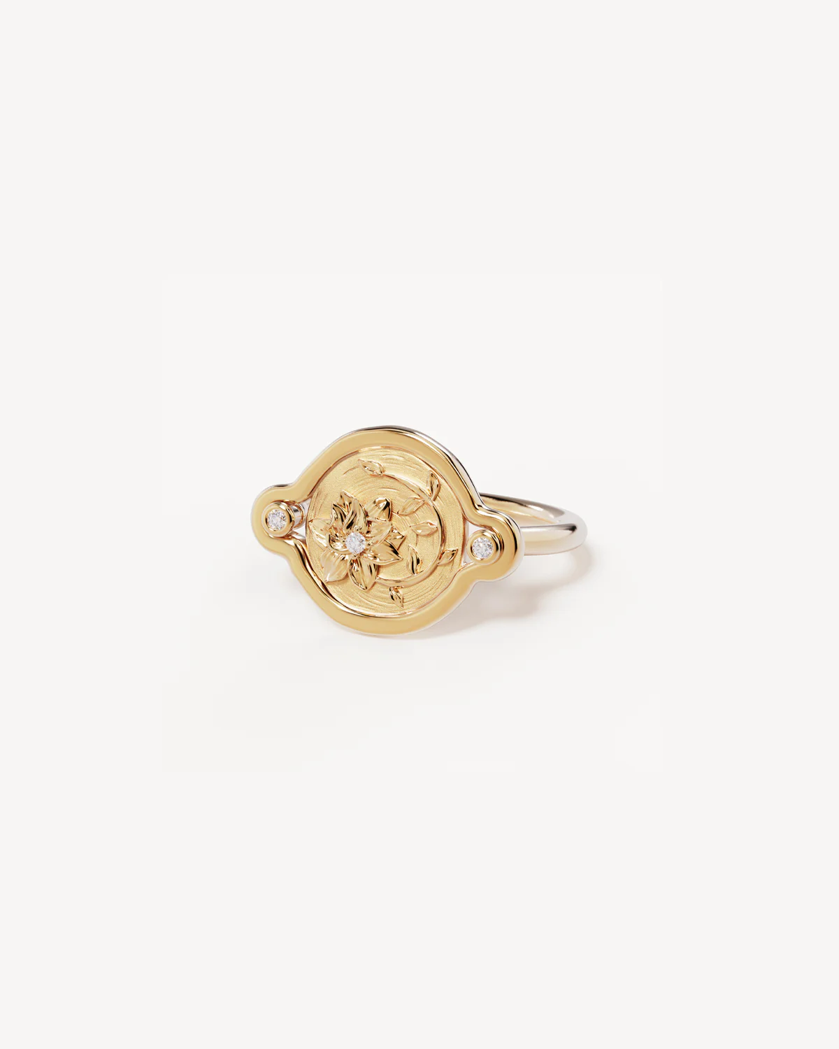 18k Gold Vermeil Serene Lotus Ring