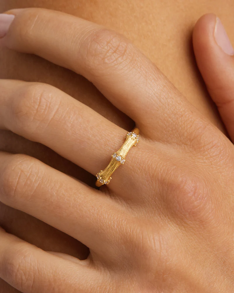 18k Gold Vermeil Intertwined Ring