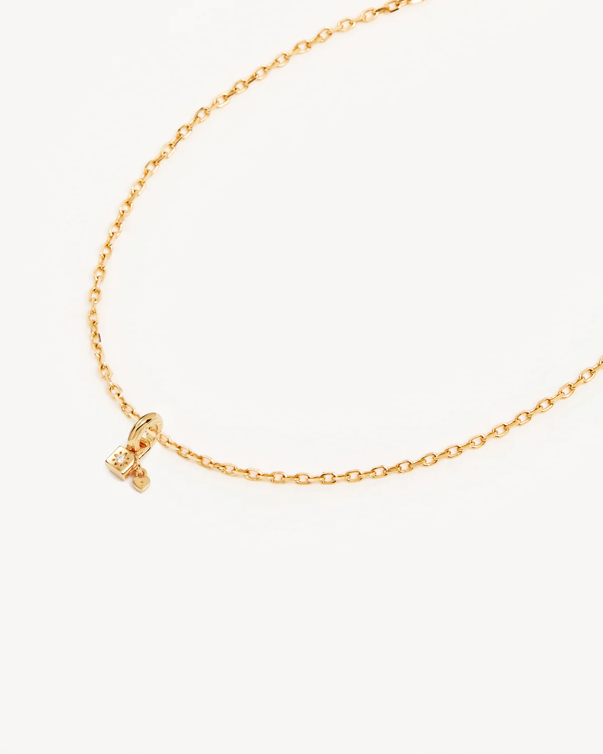 18k Gold Vermeil 18" With You Always Petal Charm Necklace