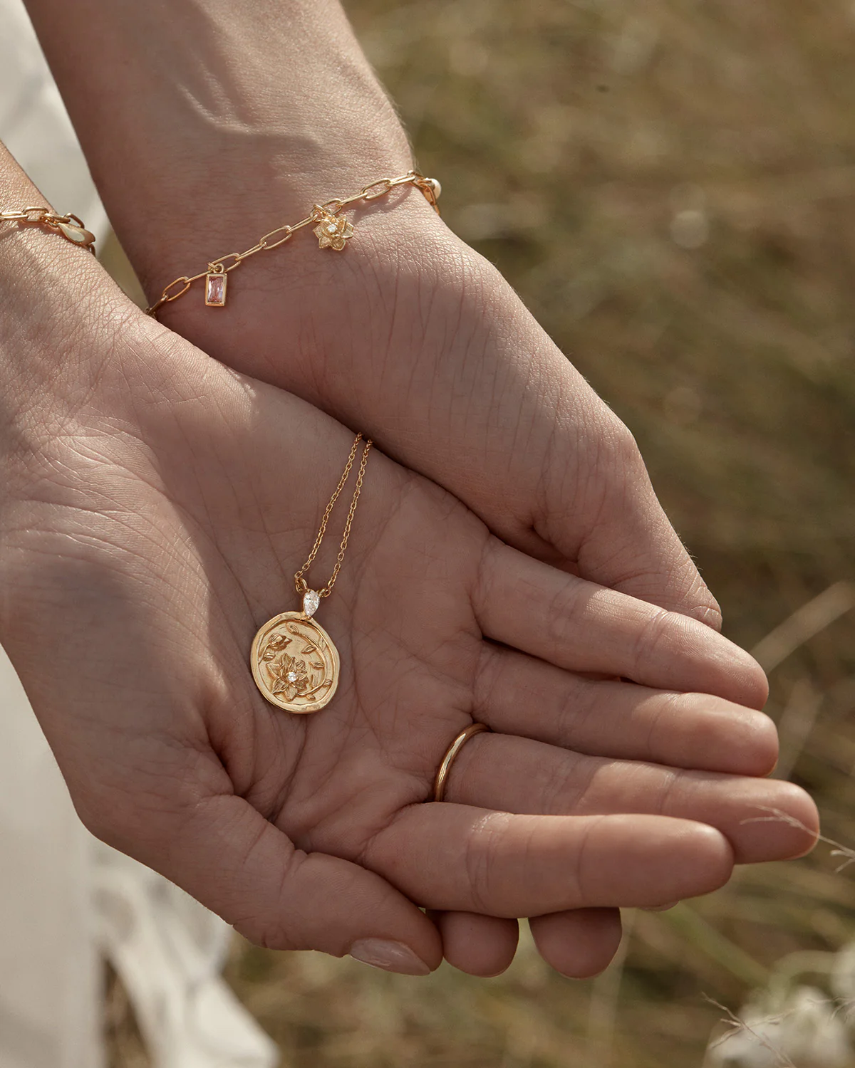 1579-18k-gold-vermeil-serene-lotus-necklace-8.webp 18k Gold Vermeil Serene Lotus Necklace