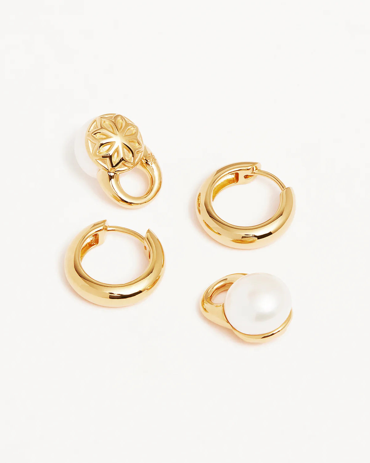 1640-18k-gold-vermeil-new-beginnings-pearl-hoops-4.webp 18k Gold Vermeil New Beginnings Pearl Hoops