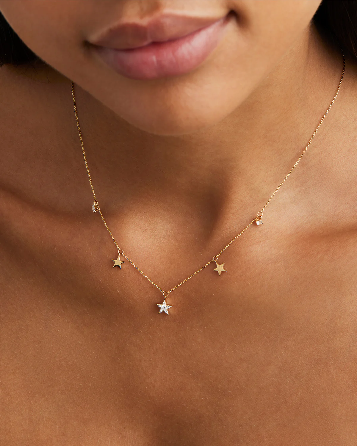 1681-9k-solid-gold-stargazer-lab-grown-diamond-necklace-2.webp 9k Solid Gold Stargazer Lab-Grown Diamond Necklace