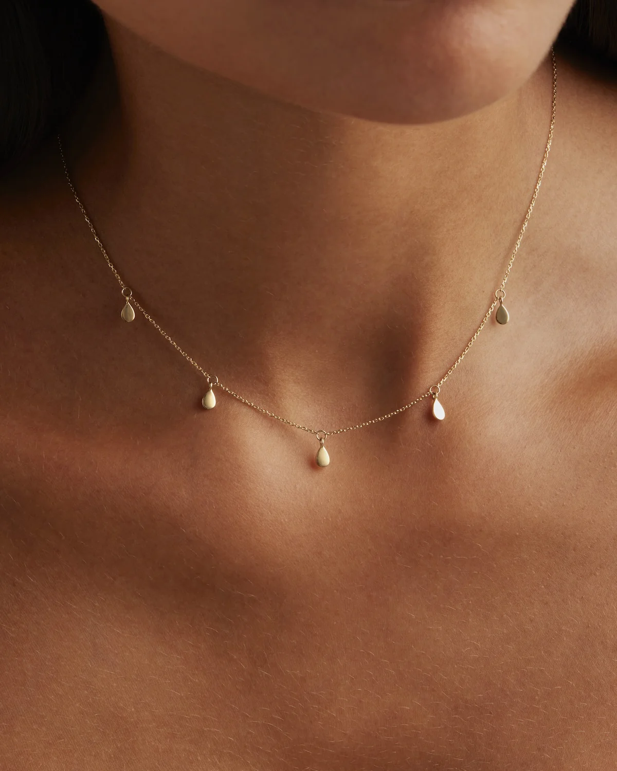 9k Solid Gold Grace Choker