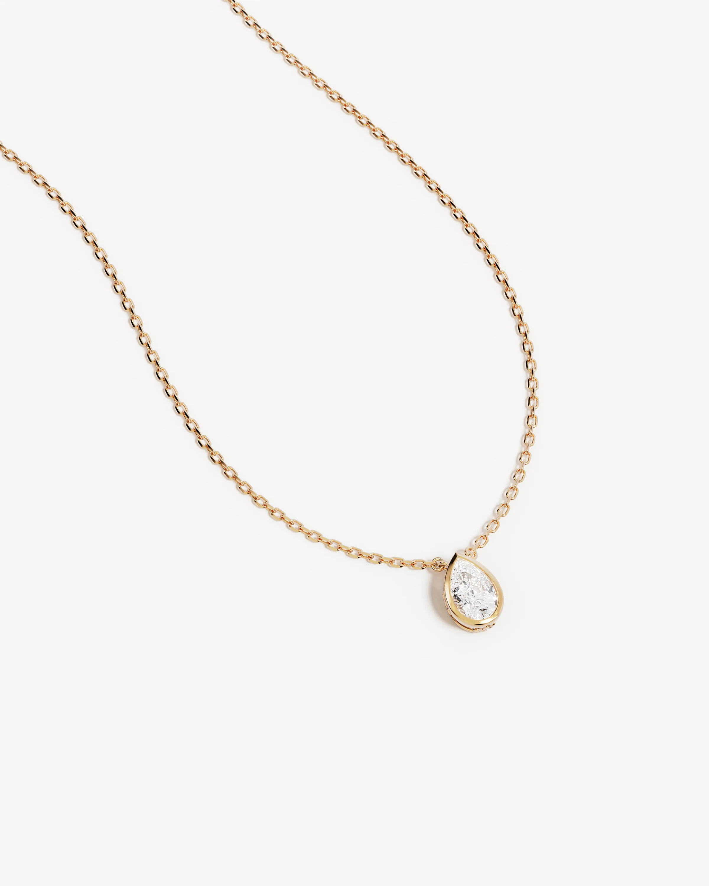 9k Solid Gold Echoes of Her Lab-Grown Diamond Necklace