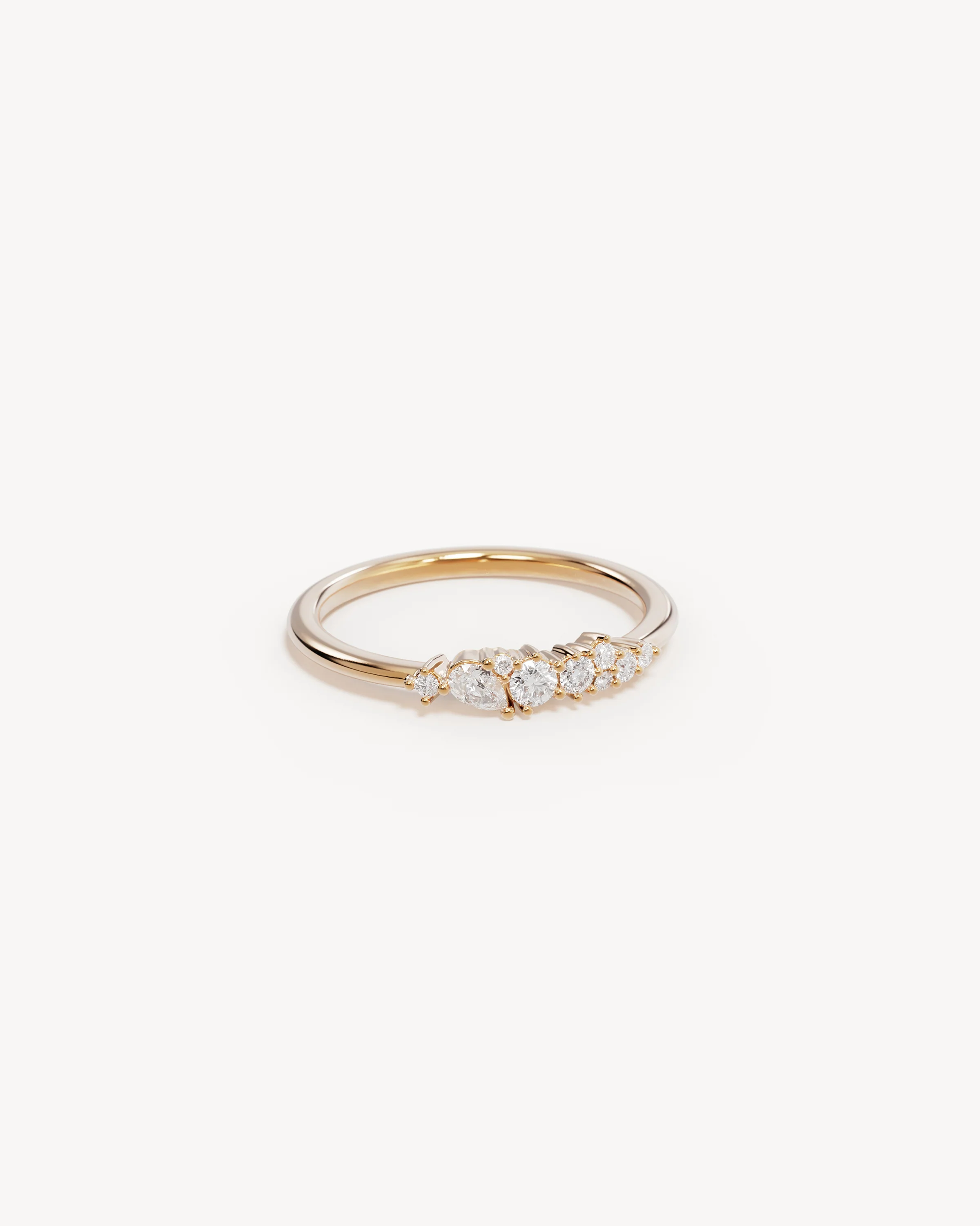 9k Solid Gold Sunkissed Stillness Lab-Grown Diamond Ring
