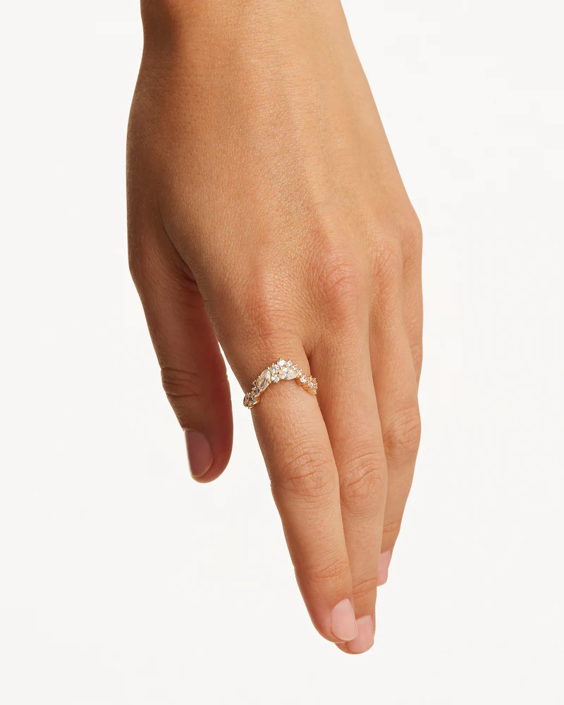 9k Solid Gold She Will Rise Lab-Grown Diamond Ring