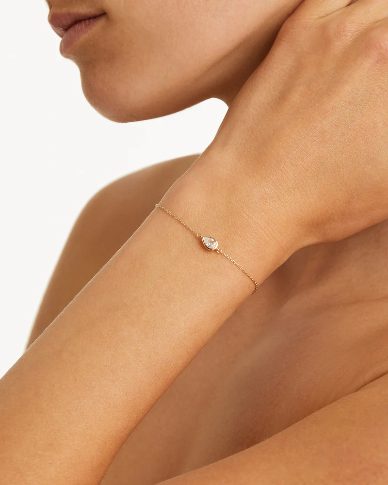 9k Solid Gold Echoes of Her Lab-Grown Diamond Bracelet