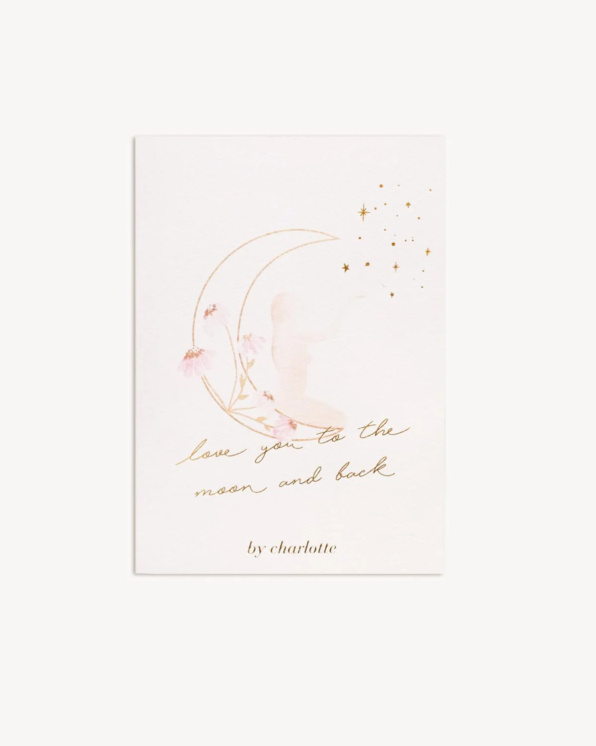 Love You To The Moon Greeting Card