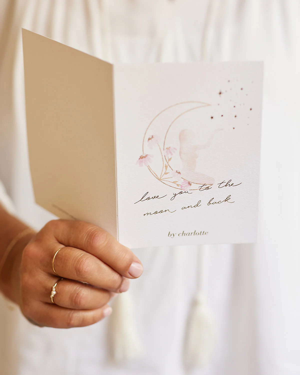 Love You To The Moon Greeting Card