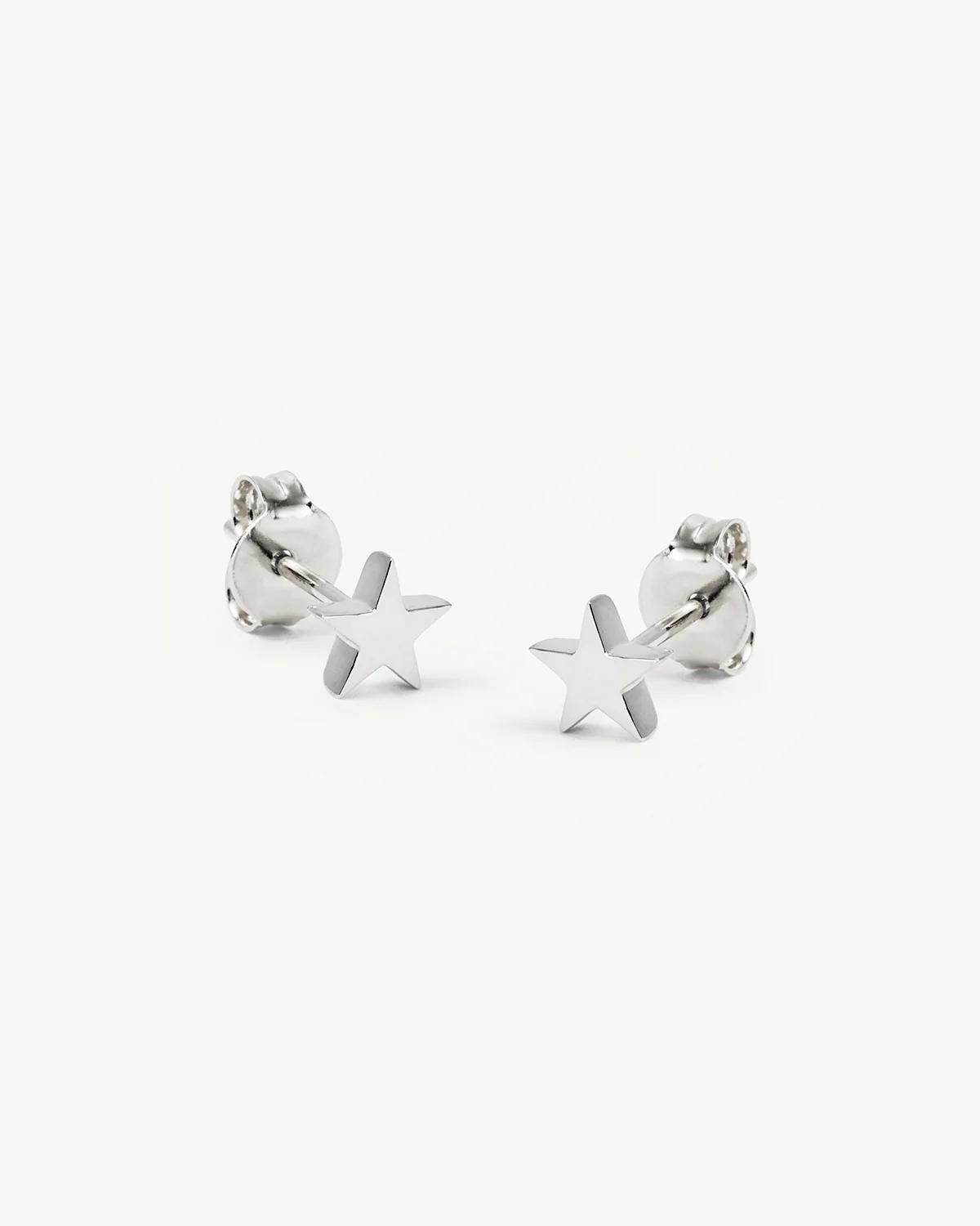 Sterling Silver Wishing on a Star Stud Earrings