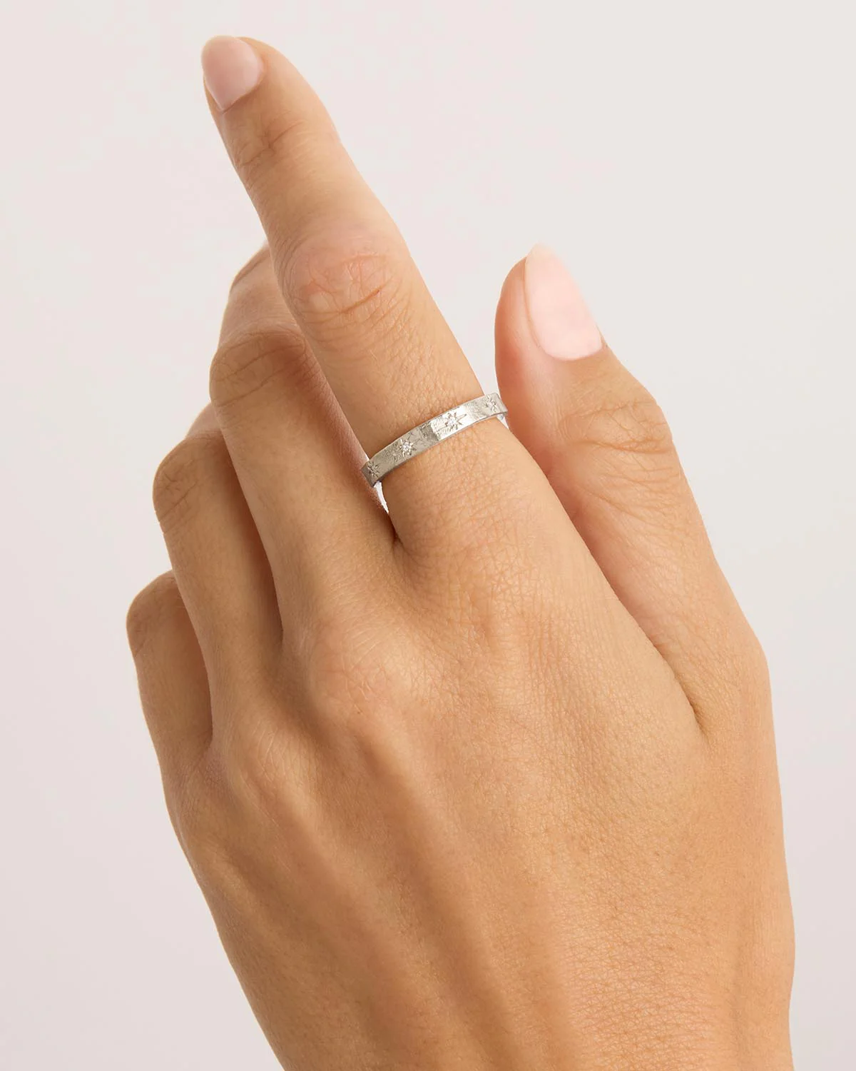 Sterling Silver Stardust Ring
