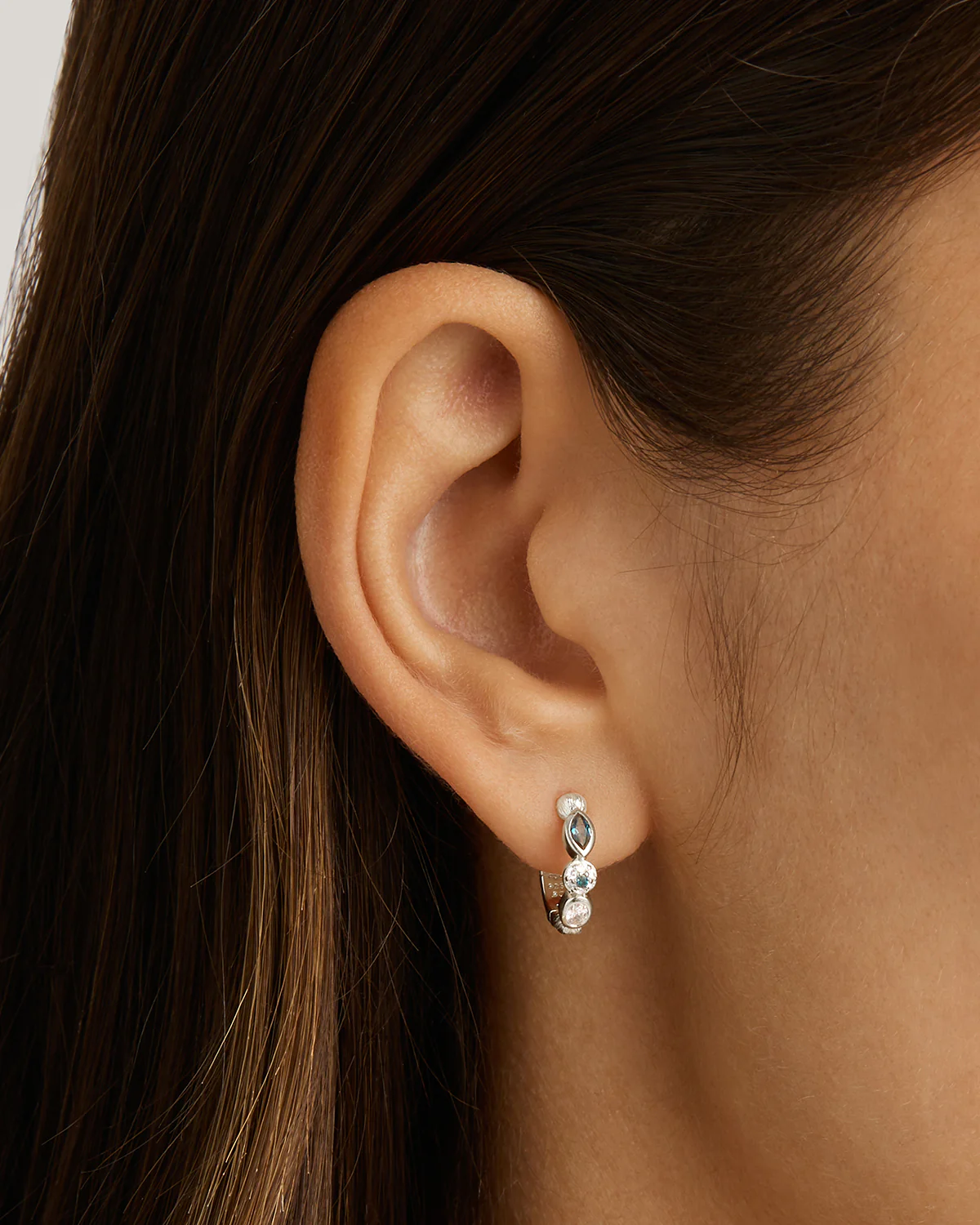 Sterling Silver Protection of Eye Hoops