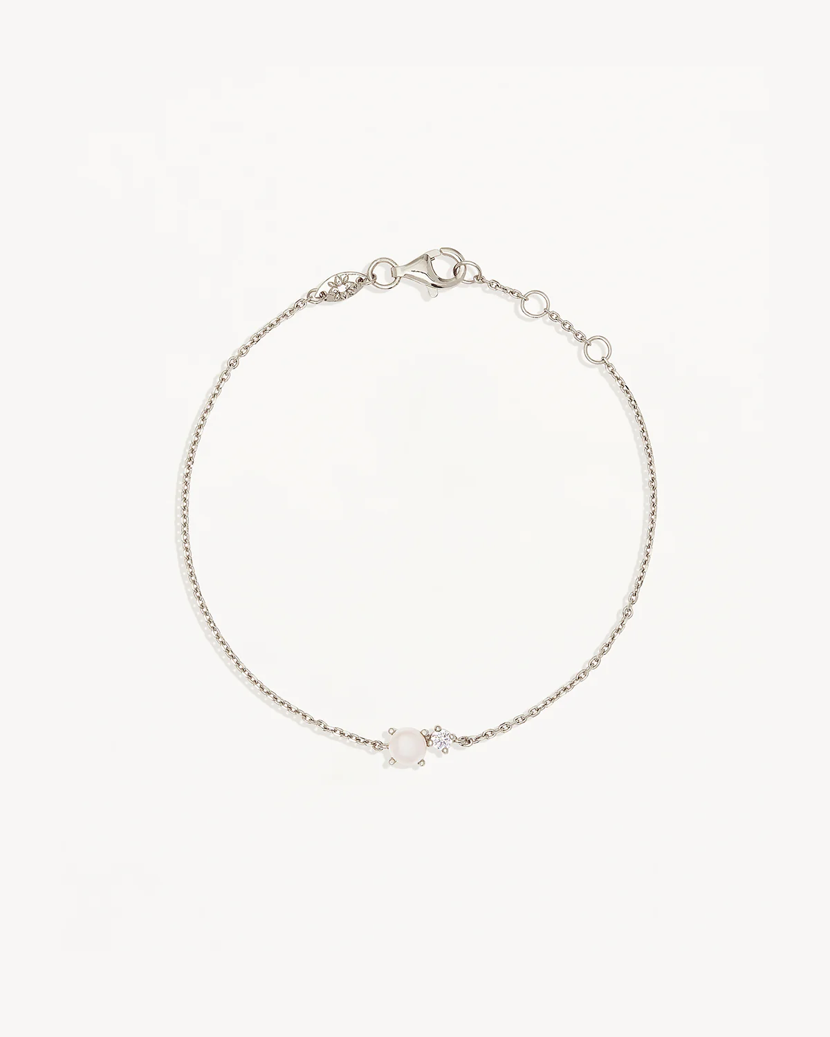 Sterling Silver Serenely Yours Pearl Bracelet