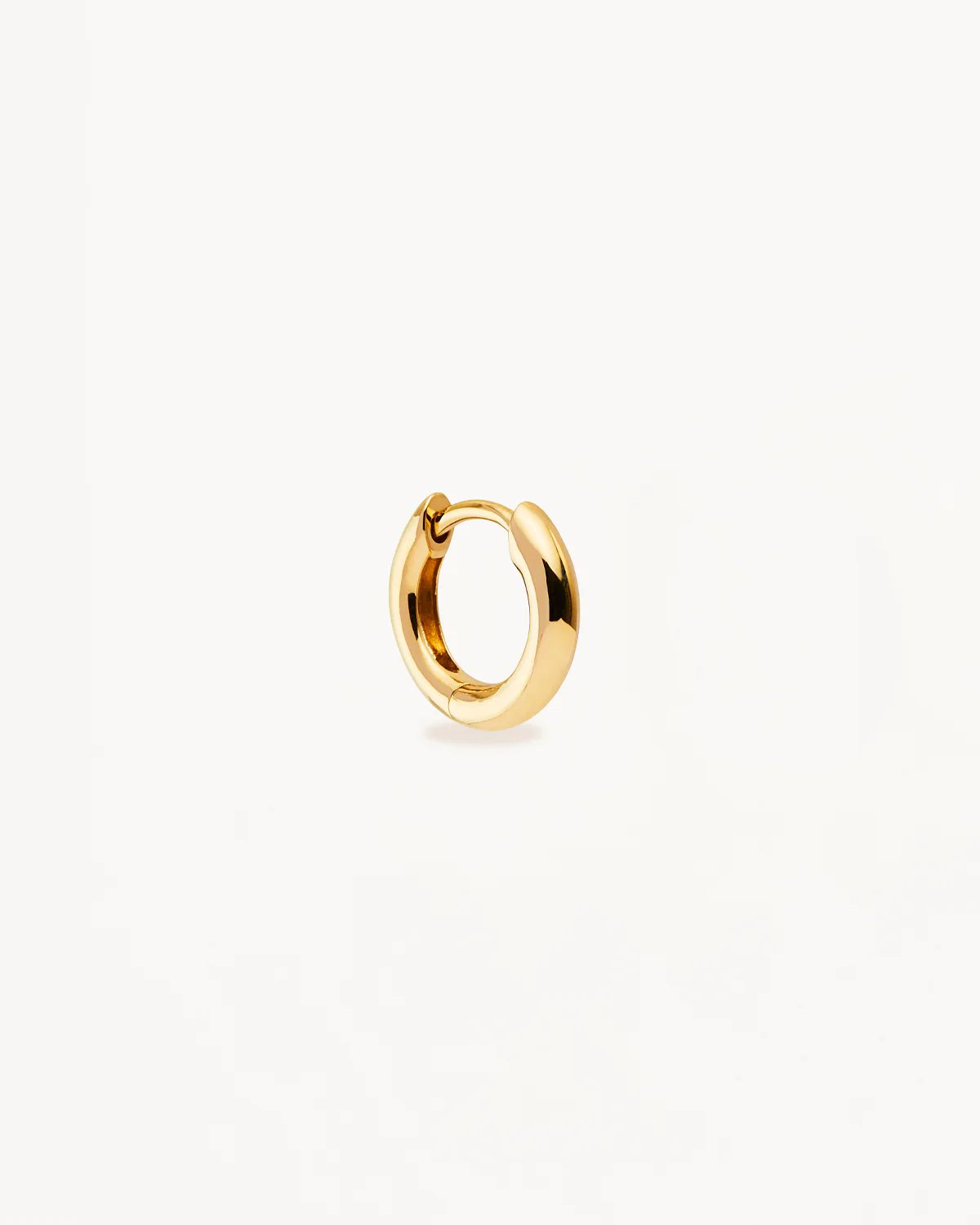 14k Solid Gold Keepsake Hoop