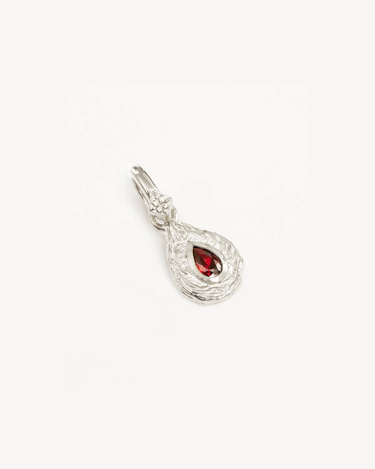 1927-sterling-silver-with-love-birthstone-annex-link-pendant-january-1.webp Sterling Silver With Love Birthstone Annex Link Pendant - January