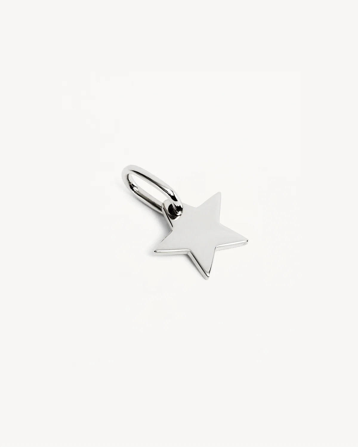 Sterling Silver Engravable Star Pendant