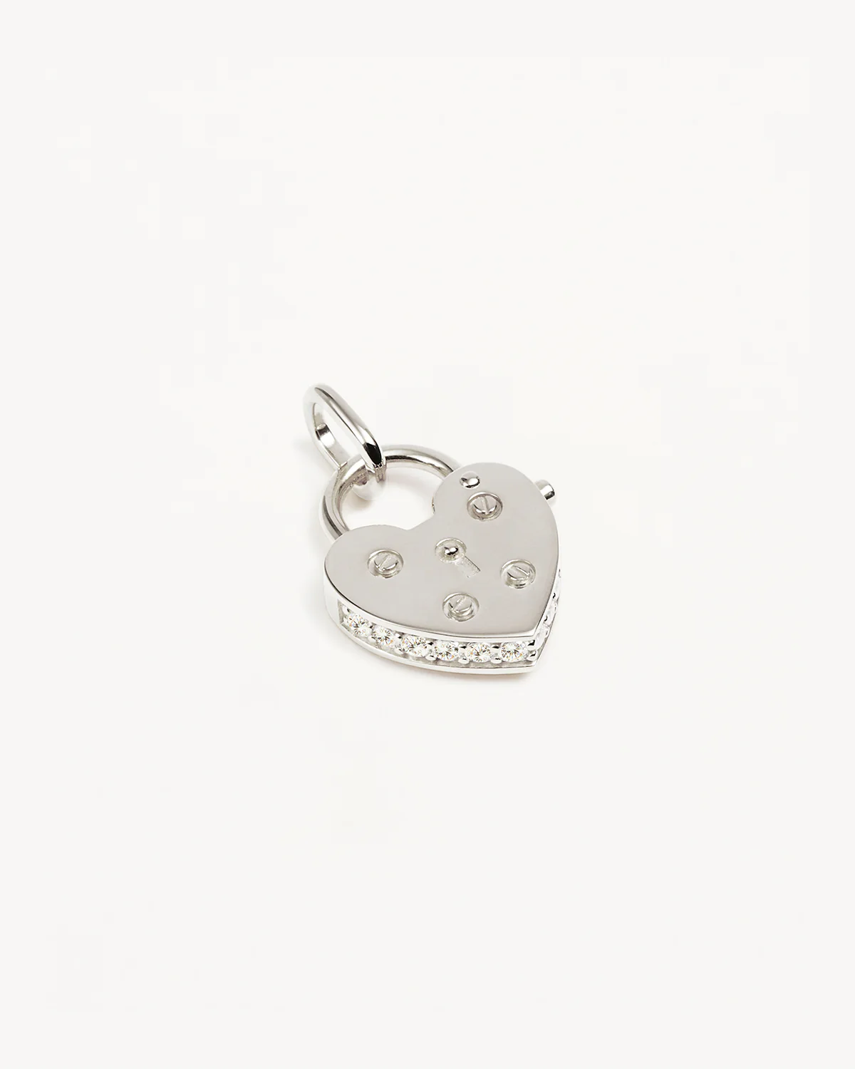 Sterling Silver Love Unlocked Padlock Pendant