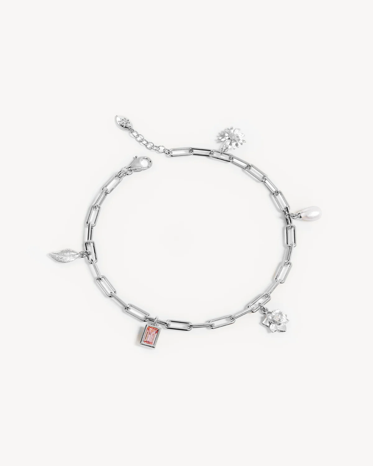 Sterling Silver Bloom With Grace Bracelet