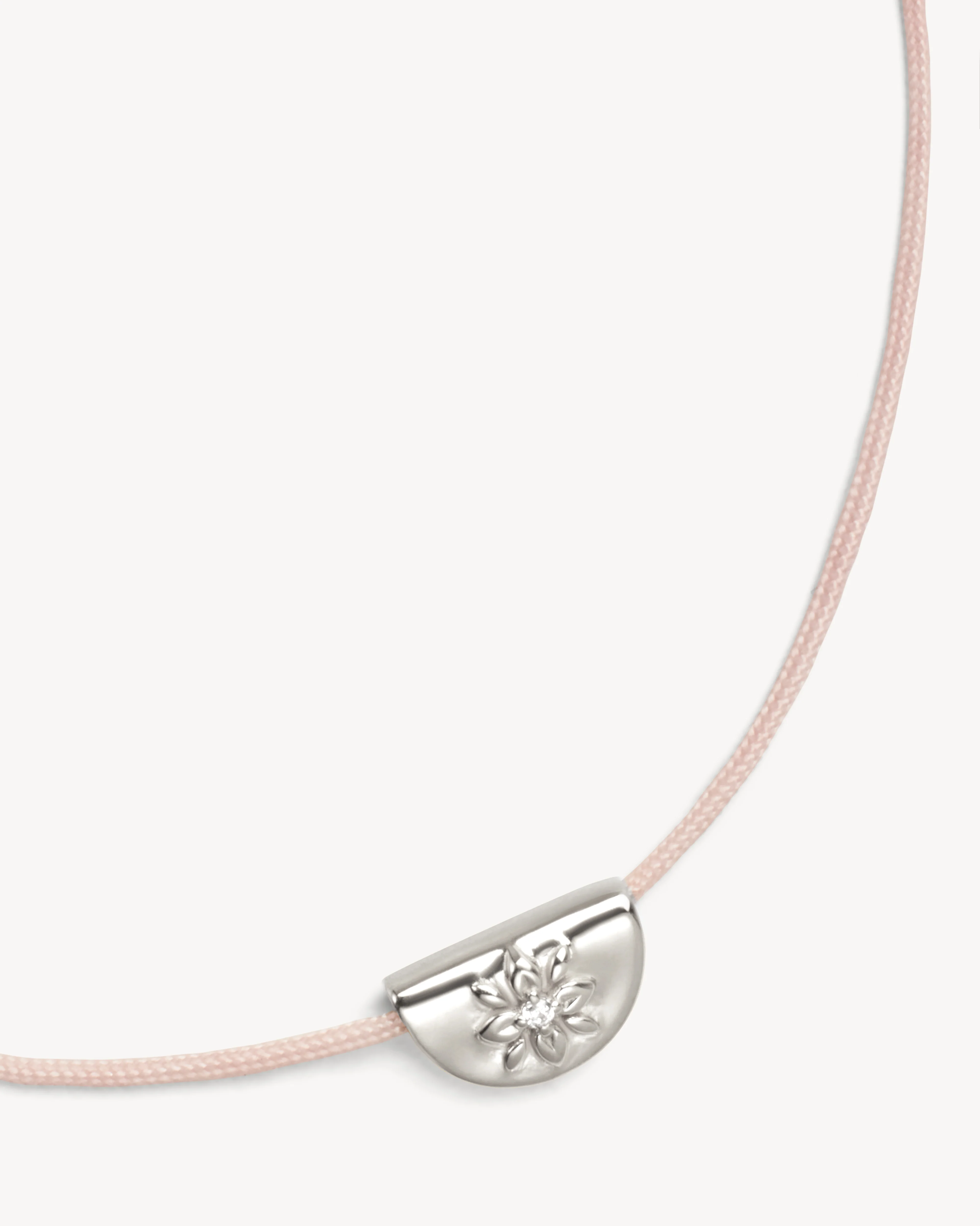 2090-sterling-silver-lotus-of-hope-cord-bracelet-rose-quartz-3.webp Sterling Silver Lotus of Hope Cord Bracelet - Rose Quartz