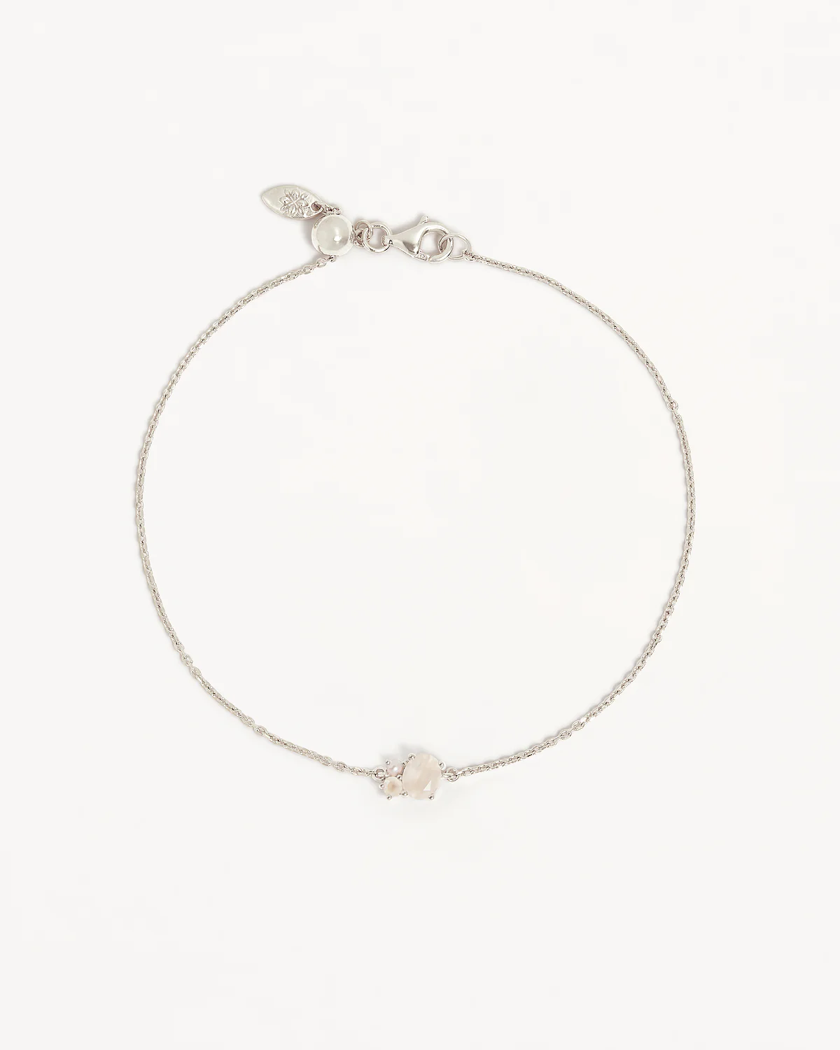 Sterling Silver Kindred Birthstone Bracelet - June