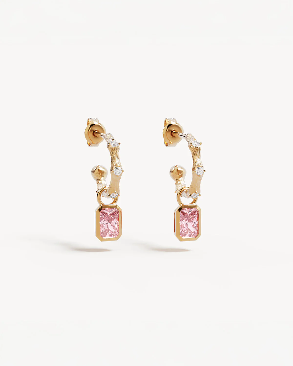 18k Gold Plated Life in Bloom Hoops